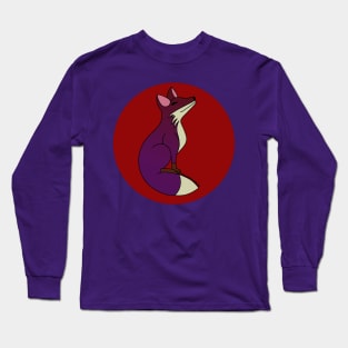 Happy Fox - Ombre Purple Long Sleeve T-Shirt